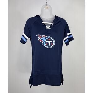 Tennessee Titans Women's NFL Team Apparel Shirt Medium V-neck